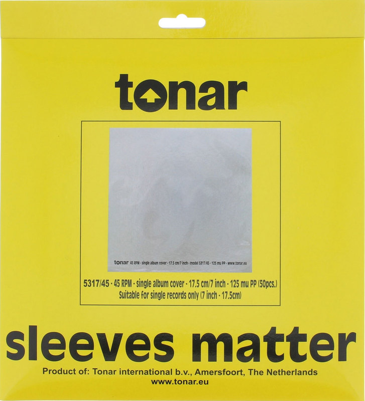 Tonar Outer Record Sleeves 7'' Set (50 pcs.)