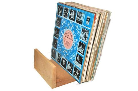 OnlyVinyl Vinyl Record Display Natural Oak