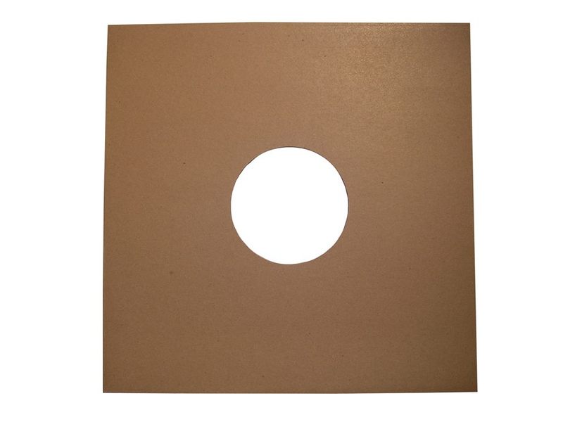OnlyVinyl Outer Record Sleeves Cardboard Center Hole Brown 10"