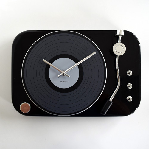 Invotis Clock Turntable Black