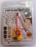 Flash USB Drive 2.0 Guitar 4GB Peace Love