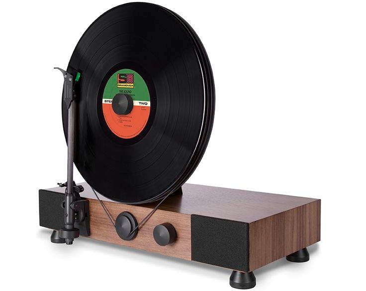 Gramovox Floating Record Walnut