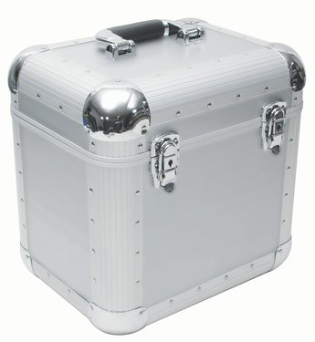 Roadinger Record Case Alu 80 Silver