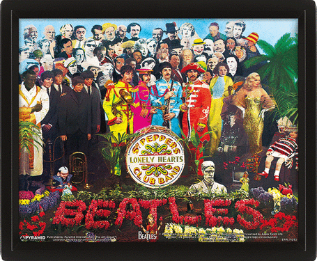 3D Lenticular Poster The Beatles Sgt. Pepper