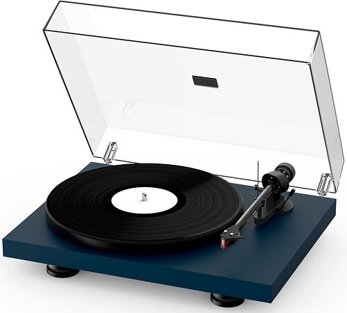 Pro-Ject Audio Debut Carbon Evo Satin Blue 2M Red