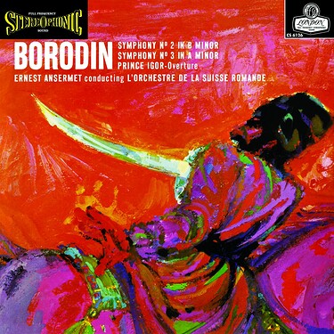 Ernest Ansermet & L'Orchestre Da La Suisse Romande Alexander Borodin: Symphonies Nos.2 & 3, Prince Igor Overture (2 LP)