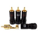 Zavfino-1877Phono RCA ZRP-4 Black (Set of 4)