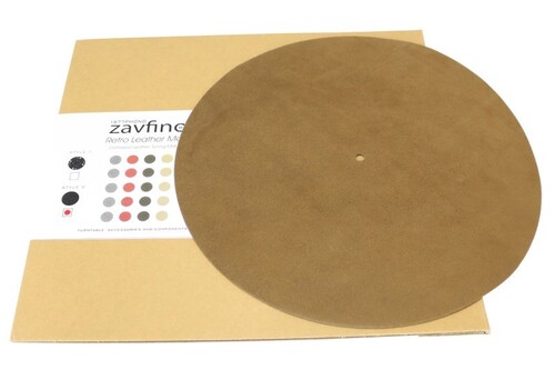 Zavfino-1877Phono Retro Leather Mat Style-2 Brown