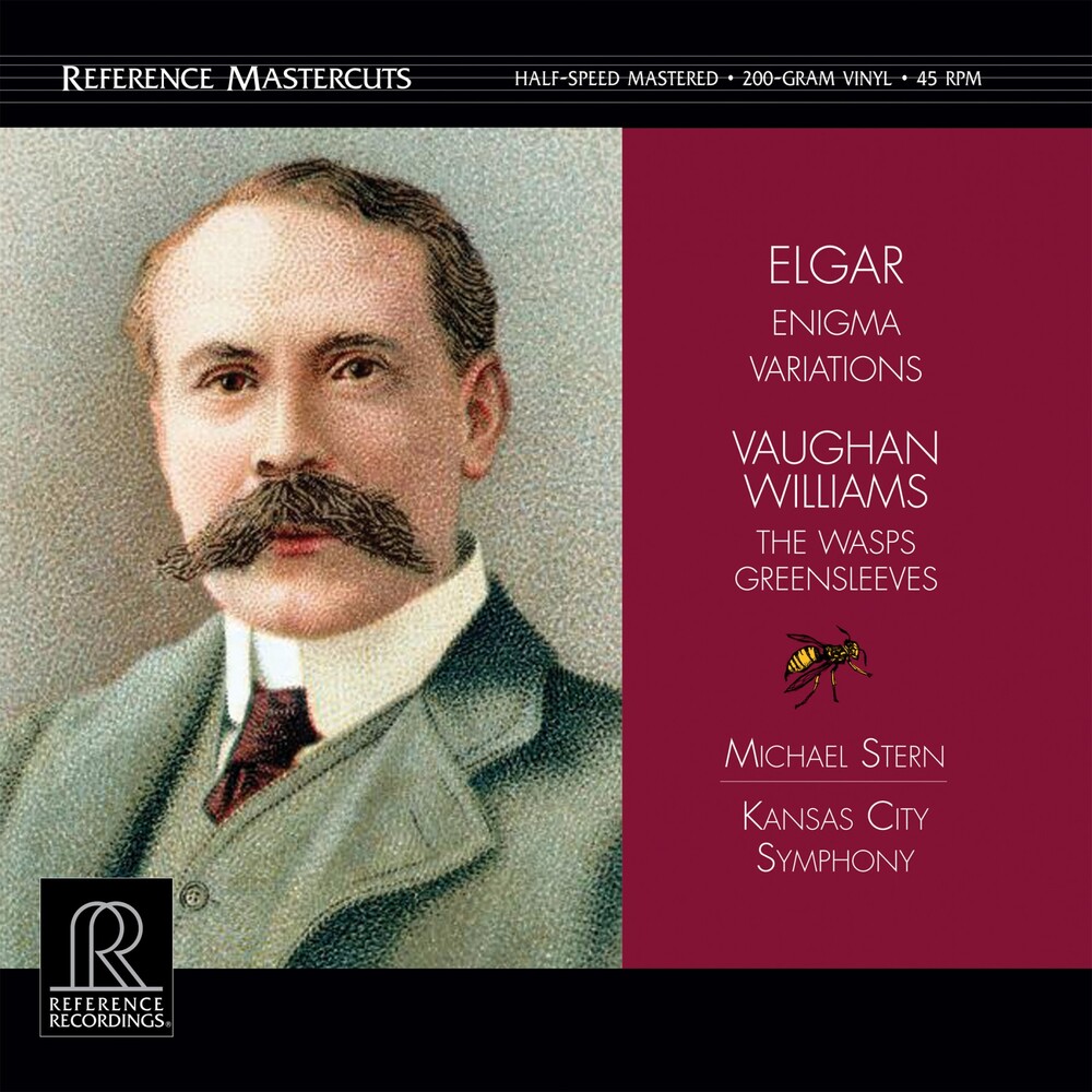 Michael Stern & Kansas City Symphony Elgar & Vaughan Williams Enigma Variations & The Wasps Half-Speed Mastered 45RPM (2 LP)