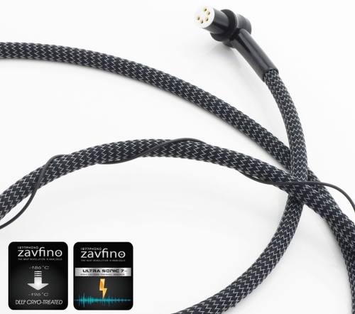 Zavfino-1877 Phono Mahone Phono Cable Right Angle DIN-RCA 1,5 м.