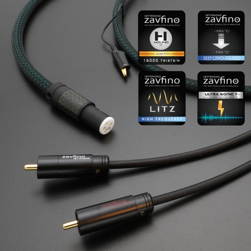 Zavfino-1877 Phono Highlands MK2 Phono Cable DIN-XLR 1,5 м.