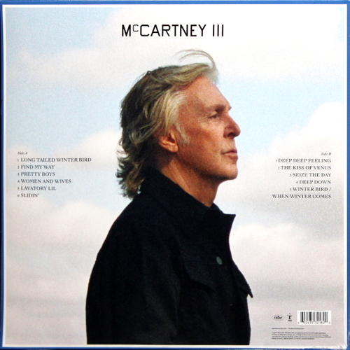 Paul McCartney McCartney III Blue Coloured Vinyl