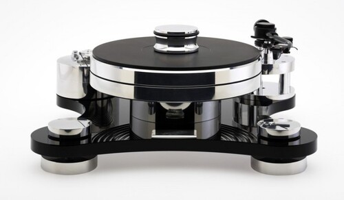 Transrotor Zet 1 Black With Rega RB 330 and Transrotor Uccello MM