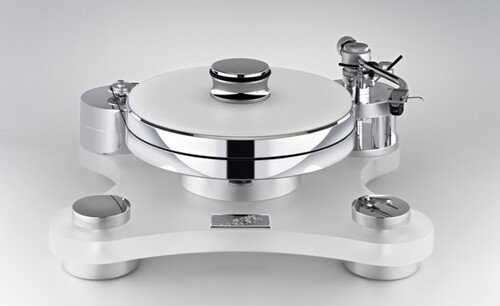 Transrotor Zet 1 Matt White With Rega RB 330 and Transrotor Uccello MM