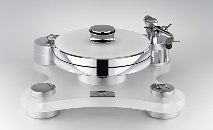 Transrotor Zet 1 Glossy White With Rega RB 880, Konstant EINS and Transrotor Cantare MC
