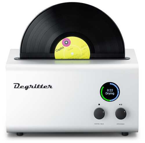 Degritter Record Cleaning Machine Silver