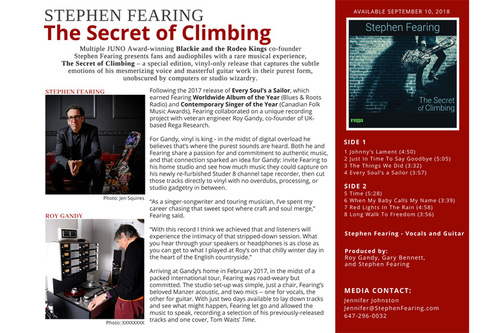 Stephen Fearing The Secret of Climbing