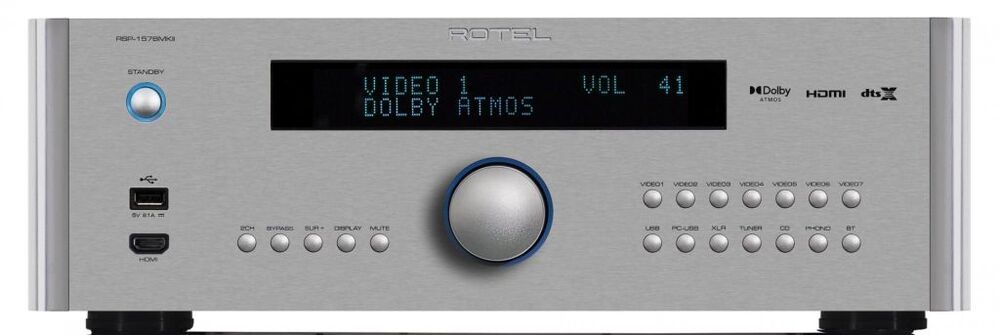 Rotel RSP-1576MKII + Dirac Live Full Silver