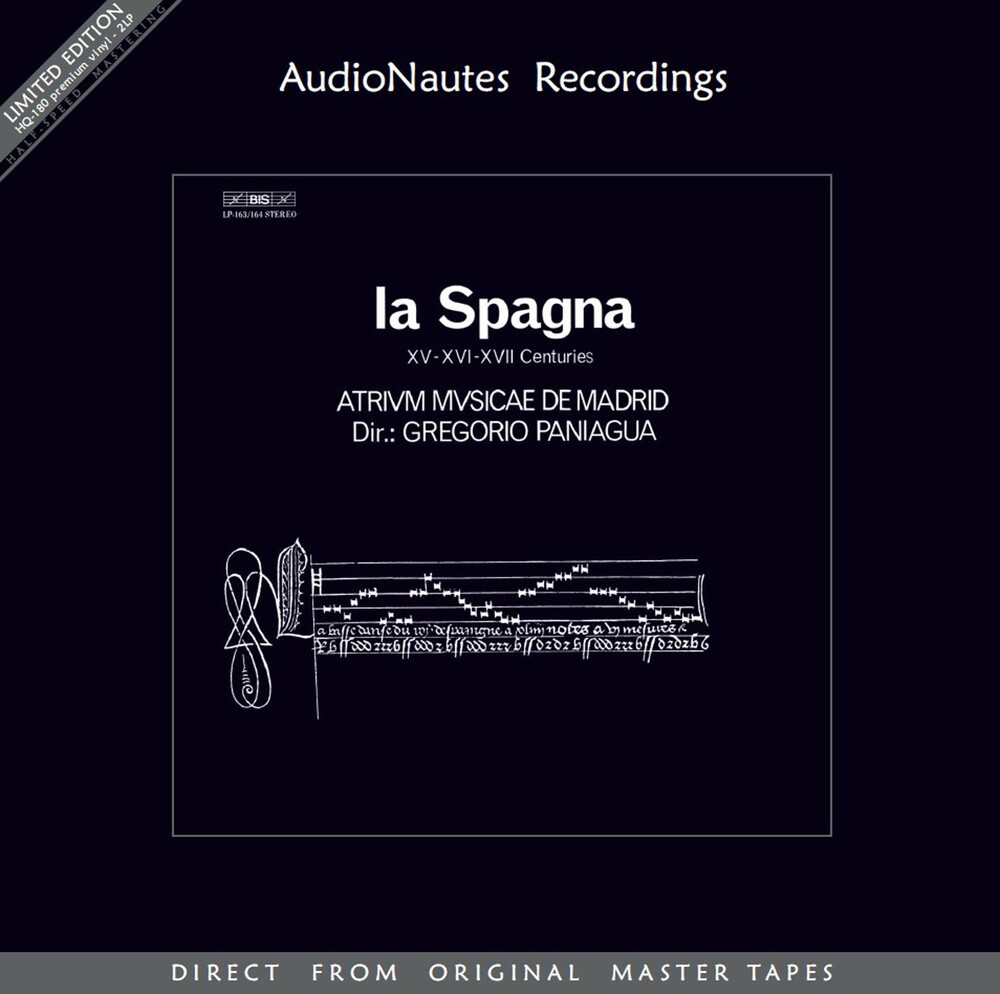 Gregorio Paniagua & Atrium Musicae de Madrid La Spagna (2 LP)