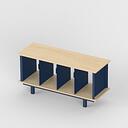 FTR Vinyl Storage Base Small One Layer Indigo Blue