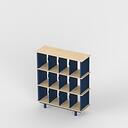 FTR Vinyl Storage Base Small Three Layer Indigo Blue