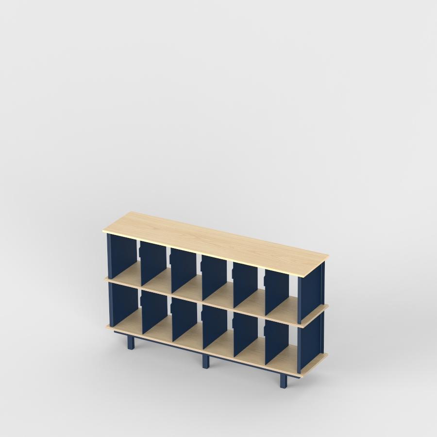 FTR Vinyl Storage Base Large Two Layer Indigo Blue