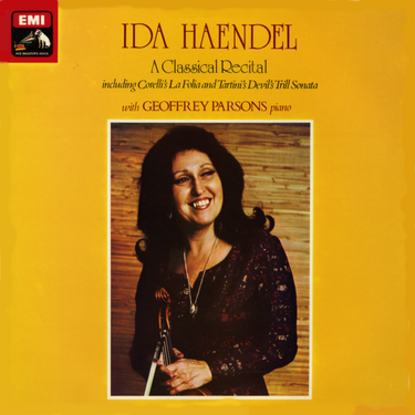 Ida Haendel & Geoffrey Parsons A Classical Recital