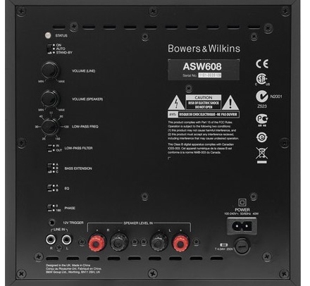 Bowers&Wilkins ASW608 Matte Black