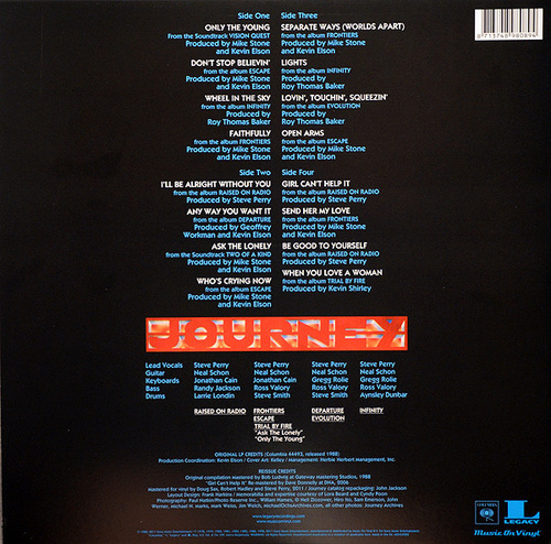 Journey Greatest Hits Vol.1 (2 LP)