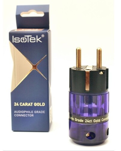 IsoTek EU Schuko plug