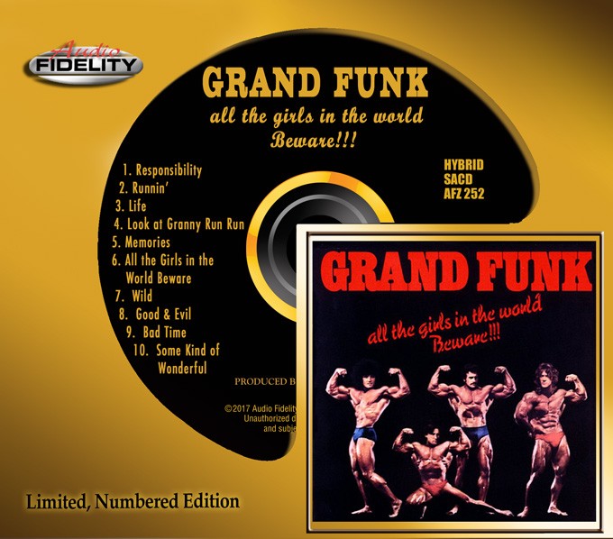 Grand Funk Railroad All The Girls In The World Beware!!! Hybrid SACD
