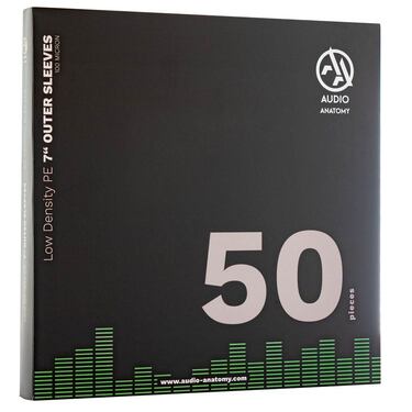 Audio Anatomy Outer Record Sleeves PE 7" Set (50 pcs.)